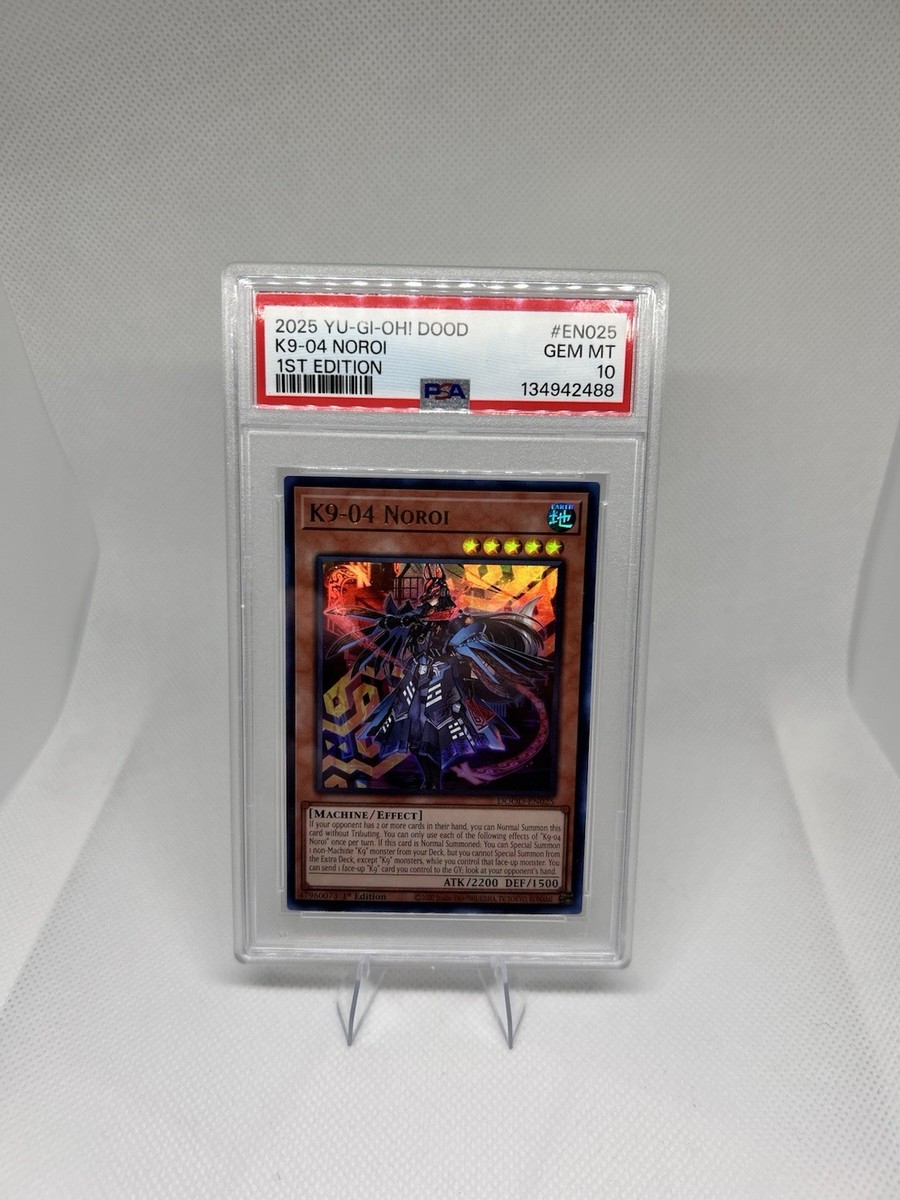 2025 Yugioh DOOD-EN025 K9-04 Noroi PSA 10 | eBay