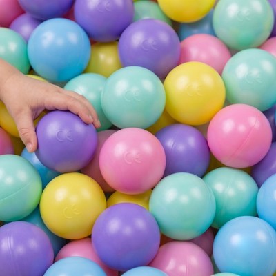 50 Bunte Bälle für Bällebad 5,5cm Baby Spielbälle Kinder Spielzeug Plastikbälle