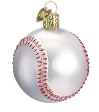 Old World Christmas 44015 Baseball Ornament