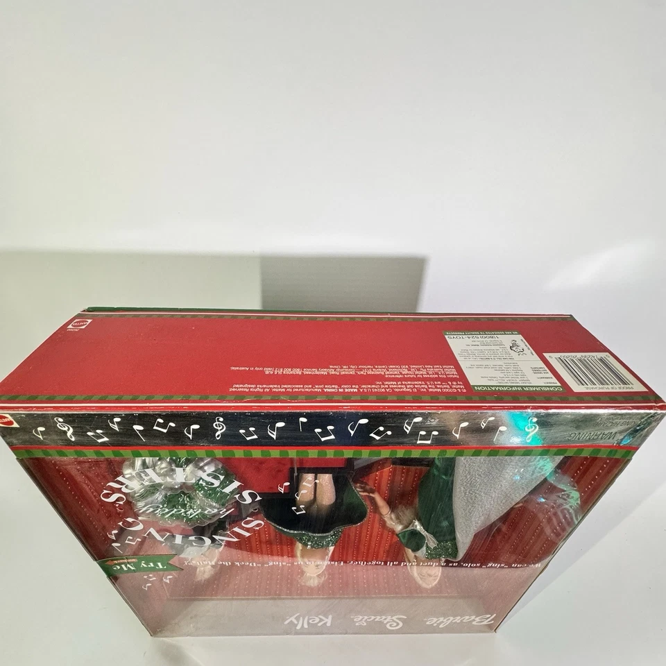 Mattel 2000 Singing Sisters Barbie Stacie & Kelly Holiday Doll Set NRFB 26260 Foto 4 de 4