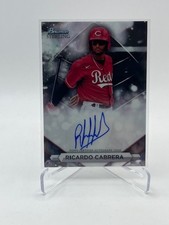 2023 BOWMAN STERLING RICARDO CABRERA RC AUTO #PA-RC CINCINNATI REDS