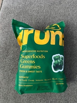 Grüns Superfoods Greens Gummies Sugar-Free 224ct/28 packs Green Exp 5/27