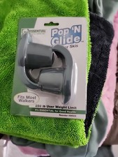 NIP -- Pop  N Glide Walker Skis - Fit Most Walkers