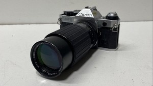 Vintage Canon AE-1 Program 35mm SLR Film Camera Kalimar 80-200mm Zoom Tested