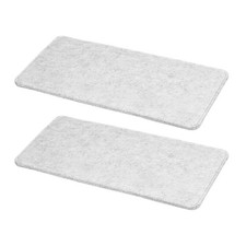 2Pcs Felt Base Shaper, 12 x 6 Inch Rectangle Bag Bottom Shaper, Light Gray
