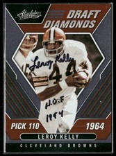 2022 Panini Leroy Kelly Auto Cleveland Browns #DD-18