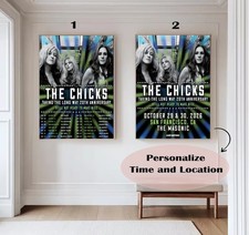 The Chicks Taking The Long Way 20th Anniversary Tour Poster