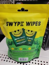 Body  Face Wipes Refreshing Travel Cleansing Towelettes NEW Eucalyptus 30ct