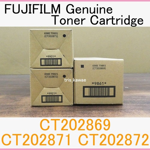 FUJI FILM Genuine Toner 3-color set CT202869 CT202871 CT202872 C4475/C5570/C5575 - 第 2/6 張圖片