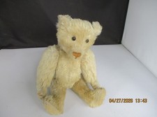 12" Antique White German Bing Mohair Teddy Bear
