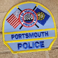 VA Portsmouth Virginia Police Department Shoulder Patch