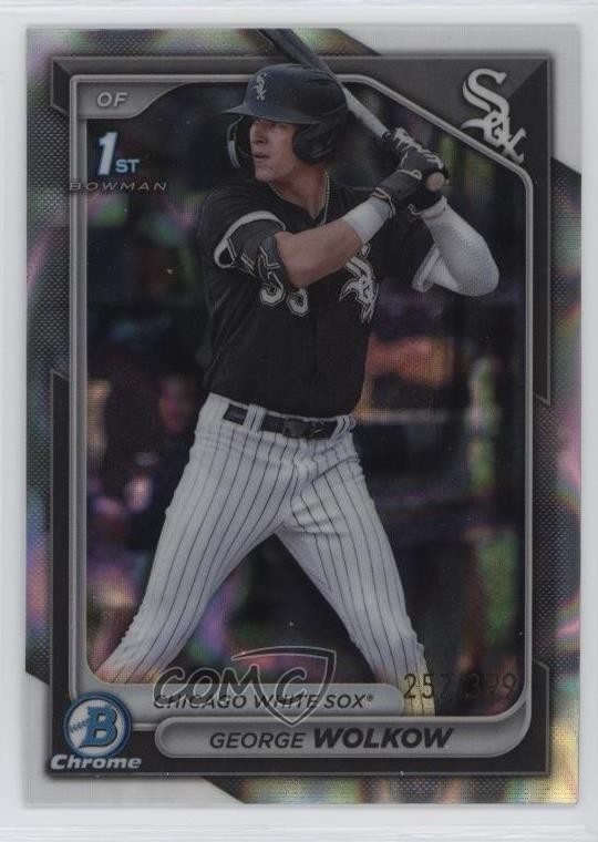 2024 Bowman Chrome Prospects Lava Refractor 250/399 George Wolkow #BCP-144 15sd