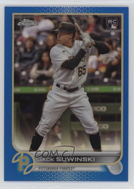 2022 Topps Chrome Update Blue Refractor 126/199 Jack Suwinski #USC180 01ck