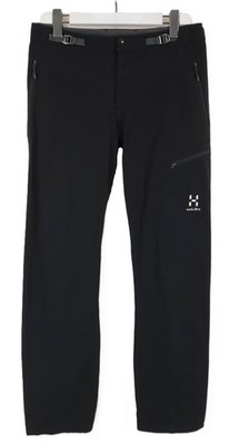 HAGLOFS Lizard II Hose Damen (EU) 36 Schwarz Logo Reißverschluss Mit Taschen