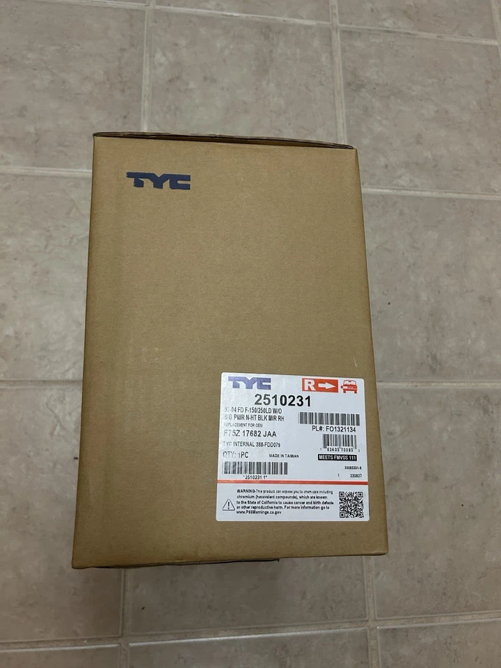 Espejo de puerta TYC 2510231 para 97-02 Ford F-150 F-250 Foto 3 de 4