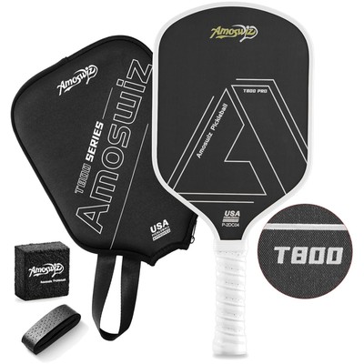 Carbon Fiber Pickleball Paddle, 16MM T800 Thermoformed Pickle Ball Paddles fo...