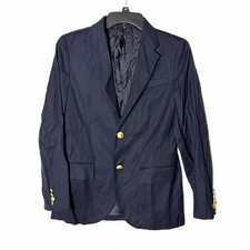 Polo Ralph Lauren Wool Blazer Gold Buttons Navy Kids Size 16 Italy School Formal
