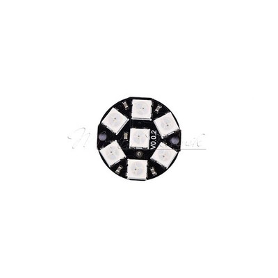 WS2812 7-Bit 5050 RGB LED Ring Round-Shaped Decoration Bulb for Arduino