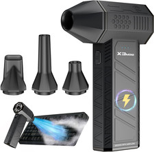 Compressed Air Duster, 180000RPM Electric Air Duster, Rechargeable Cordless Air