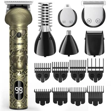 GLAKER Barba Recortadora for Hombres Electrica Razor for Body Face Mustache E