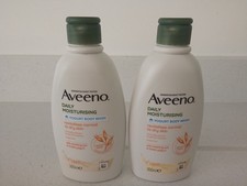 Image of Aveeno Daily Moisturising Yogurt Body Wash Apricot Scent 300ml X 2