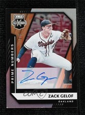 2021 Elite Extra Edition Prime Numbers C Signatures 3/5 Zack Gelof #60 Auto uk2