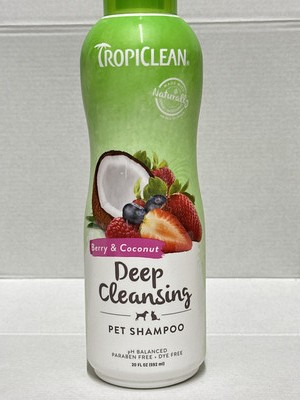 TropiClean Dog Cat Shampoo Deep Cleansing Moisturising