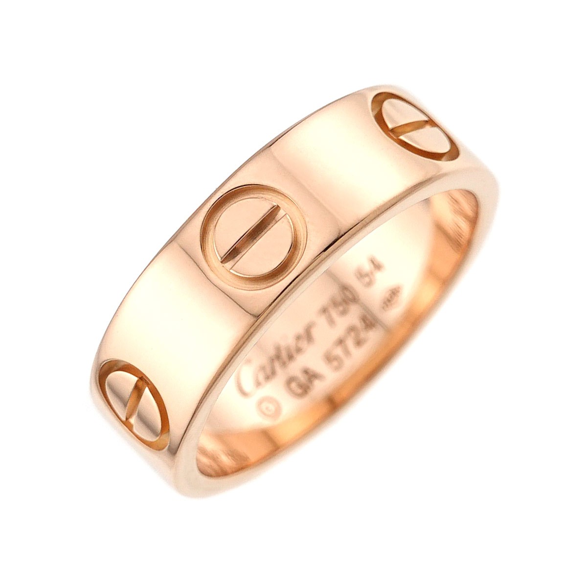 Cartier Love Ring 18K Pink Gold 750 size54 6-6.25(US) 90289802 | eBay