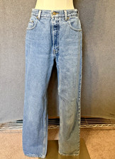 VINTAGE Eddie Bauer Women  s High Waist Loose Fit Light Blue Wash Jeans Size 8