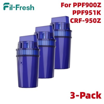 3-Pack Pitcher Water Filter Replacement PPF900Z NSF Certified System Filter