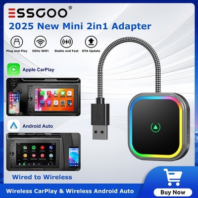 New USB Wireless CarPlay Adapter For iPhone Apple Wireless Dongle Plug And Play
