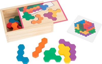 Lernspiel Holzpuzzle Hexagon | small foot | Spiel | 11729 | Deutsch | 2023
