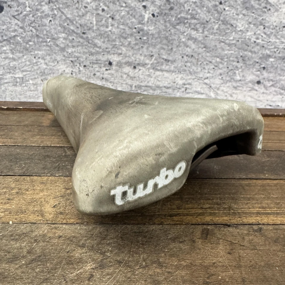 Vintage Selle Italia Turbo Bernard Hinault Suede Road Bike Saddle Italy Seat 80s - Image 2 of 4
