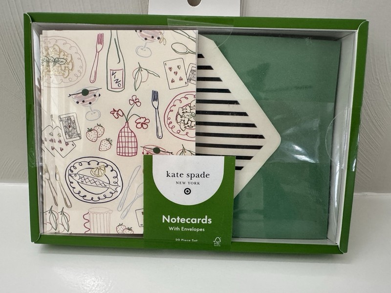 Kate Spade New York x Target Notecards With Envelopes - 20pc Set  NEW
