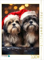 Calvendo Puzzle Shih Tzu, When Is Santa Claus Finally Coming? | 1000 Pieces, Fin