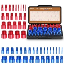 Thread Checker, Bolt Size Finder, 52 PCS Nut and Bolt Thread Checker 28 Inch ...