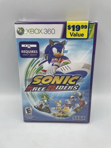 Sonic Free Riders Microsoft Xbox 360 Kinect Sega Brand New Factory SEALED!