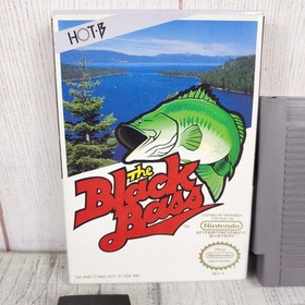 The Black Bass NES COMPLETE - Box, Game, Manual(Damaged) - CiB TESTED WORKING