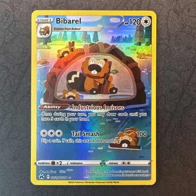 Bibarel GG25/GG70 SWSH: Crown Zenith: Galarian Gallery Holo Pokemon