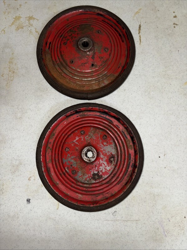 2 8 1/4 Pedal Car Wheels With Bearings. 