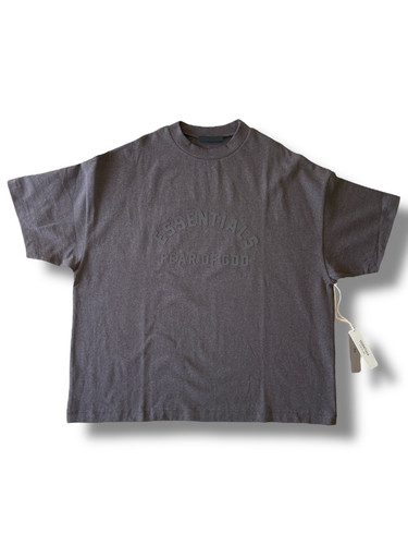 Fear Of God Essentials Heavy SS Tee Oversized Heather Wood Size Large Brown