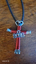 Horseshoe Nail Disciple Cross Necklace 10 Handmade Date Crosses 2026