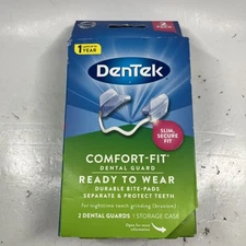 DenTek Comfort-Fit Dental Guard For Nighttime Teeth Grinding - SEALED, 2-PACK