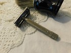 Vintage Gillette Razors Lot of Two and Shaving Brush — photo 8