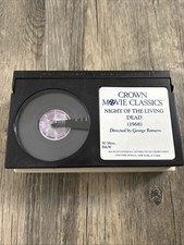 Night of the Living Dead Beta Betamax Tape B W Black White Movie RARE