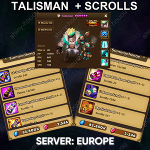 Conta starter com Talisman (Striker de - Summoners War