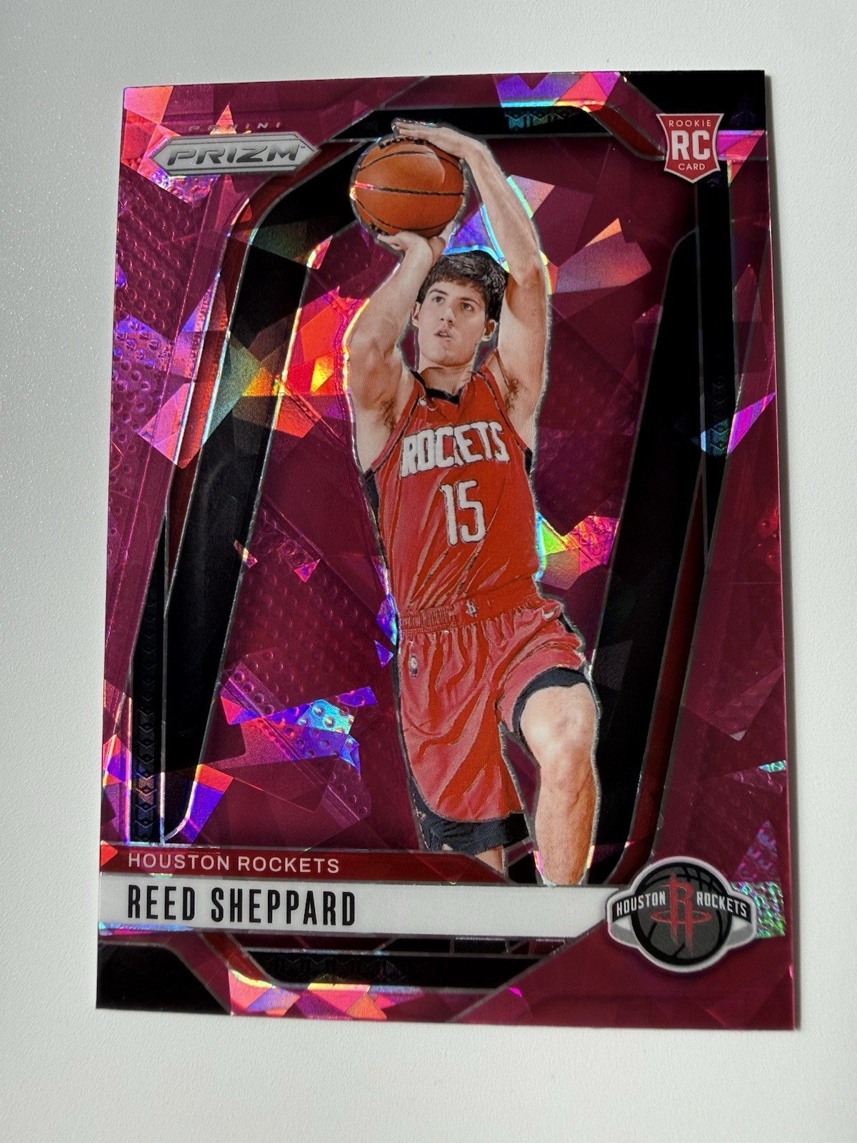 2024-25 Panini Prizm - Reed Sheppard #268 Pink Ice Prizm (RC)