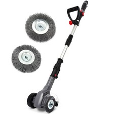 NETTA Cordless Weed Sweeper Weeds Moss Dirt Remover Battery and Brushes Included