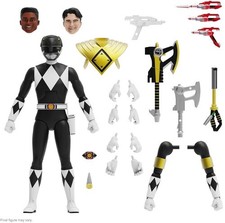Super7 - Mighty Morphin Power Rangers ULTIMATES  Wave 3 - Black Ranger  New Toy