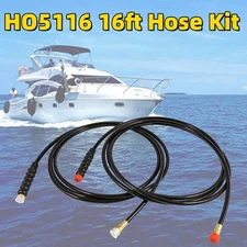 For Seastar / Teleflex Hydraulic Outboard Steering Boat HO5116 Hose Kit 16ft
